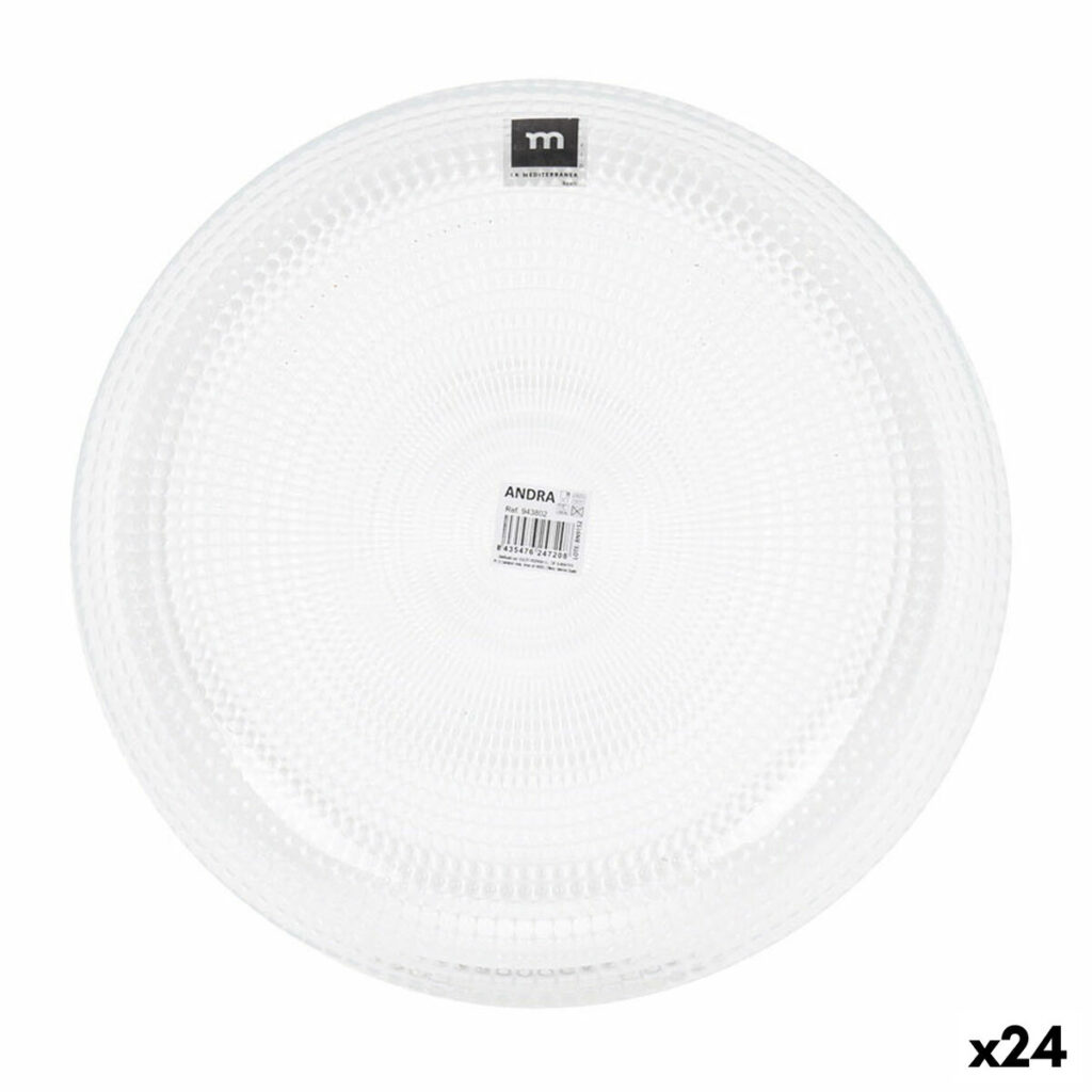 Dessertteller-Set Andra von La Mediterránea, 24-tlg. Set mit eleganten Tellern für Desserts, Ø 19 cm.