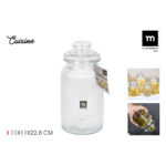 Vorratsglas-Set La Mediterránea mit 12 hochwertigen Glasgefäßen für die stilvolle Aufbewahrung von Lebensmitteln.