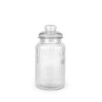 Vorratsglas-Set La Mediterránea mit 12 hochwertigen Glasgefäßen für die stilvolle Aufbewahrung von Lebensmitteln.