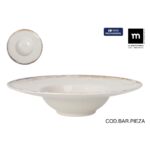 Nudelteller Weiß, 6-teilig von La Mediterránea, Ø 28 cm, stilvolles Geschirr für Pasta und Salate.