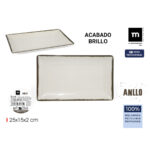 Schale La Mediterránea (12 Stück) aus Melamin mit glanzvollem Finish, ideal für stilvolle Tischdekoration.