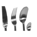 16-teiliges Besteckset in Gold und Silber aus Edelstahl von DKD Home Decor, ideal für elegante Anlässe.