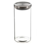 Vorratsglas Kozina 1380 ml - elegantes Glasgefäß mit Deckel für die Aufbewahrung von Lebensmitteln