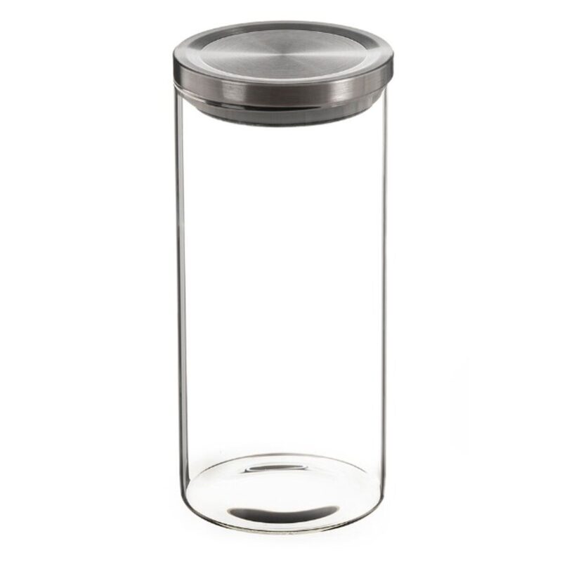 Vorratsglas Kozina 1380 ml - elegantes Glasgefäß mit Deckel für die Aufbewahrung von Lebensmitteln