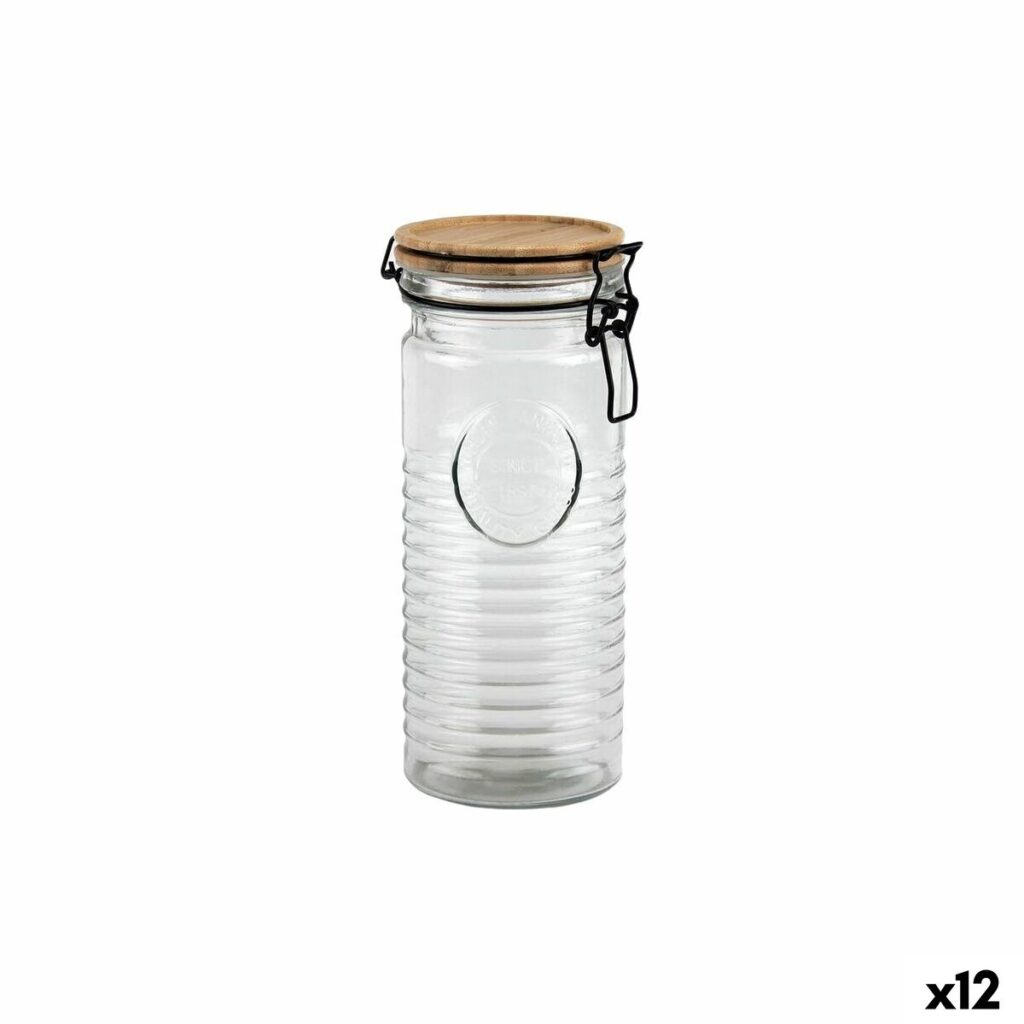 Vorratsglas-Set 1,3 l ACACIA La Mediterránea – 12 hochwertige Glasgefäße für die stilvolle Aufbewahrung von Lebensmitteln.