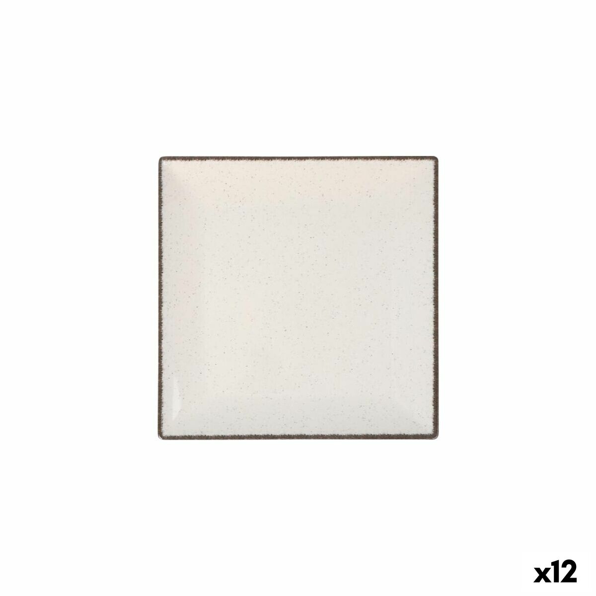 S2237346_0 Dessertteller La Mediterránea Anllo 18 x 18 x 2 cm, 12 Stück - stilvolles Geschirr für Desserts und Snacks