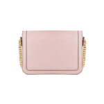 Tasche Michael Kors Rosa aus hochwertigem Canvas-Stoff, Umhängetasche mit Plattenspeicher-Verschluss, Maße 23 x 17 x 6 cm.