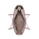 Tasche Michael Kors Leida in Rosa aus hochwertigem Canvas-Stoff mit Reißverschluss und eleganten Maßen.