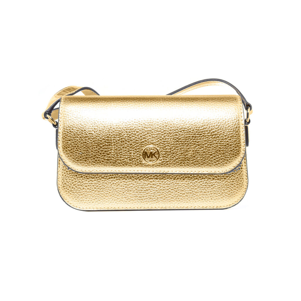 Elegante Handtasche Michael Kors Gold aus hochwertiger Haut, ideal für stilvolle Auftritte und den täglichen Gebrauch.