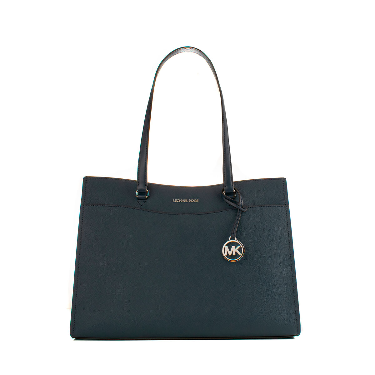 S0389712_0 Tasche Michael Kors NAVY Blau - elegante Umhängetasche aus hochwertiger Haut mit Reißverschluss und stilvollem Design.