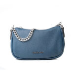 Tasche Michael Kors Carmela Blau aus hochwertigem Leder, elegante Umhängetasche für jeden Anlass.