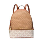 Rucksack Michael Kors Braun, lässiges Design, hochwertige Verarbeitung, ideal für den Alltag, Maße 27 x 26 x 14 cm