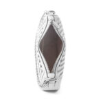 Elegante Handtasche Michael Kors Carmela aus hochwertigem Canvas-Stoff in Weiß, ideal für jeden Anlass.