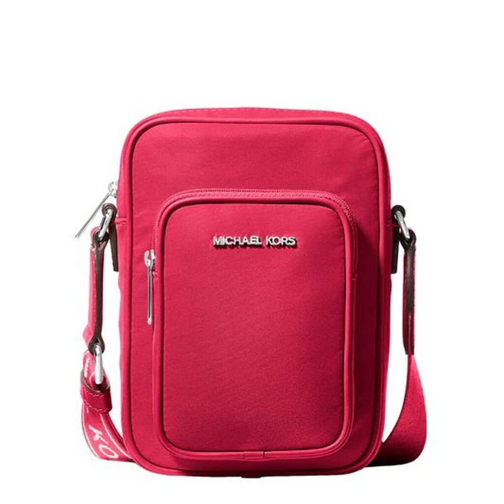 Tasche Michael Kors Rosa - elegante Umhängetasche aus recyceltem Nylon mit Reißverschluss, ideal für jeden Anlass.