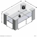 Stilvolle Tischdekoration Braun Grau aus Holz und Harz, rechteckig, 100 x 46 x 60 cm, ideal für Wohnzimmer und Esszimmer.