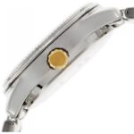 Elegante Damenuhr Casio mit bicolor Edelstahlarmband und Datumsanzeige, Ø 34,5 mm