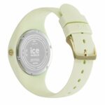 Damenuhr Ice (Ø 37 mm) in grünem Design mit Silikonarmband und Quarzwerk.
