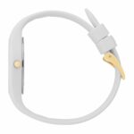 Damenuhr Ice (Ø 37 mm) in elegantem Design mit Silikonarmband und Edelstahlgehäuse, ideal für jeden Anlass.