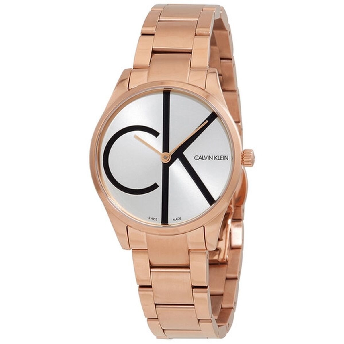 S72132419_0 Elegante Damenuhr Calvin Klein mit Edelstahlarmband und Quarzwerk, Durchmesser 32 mm.