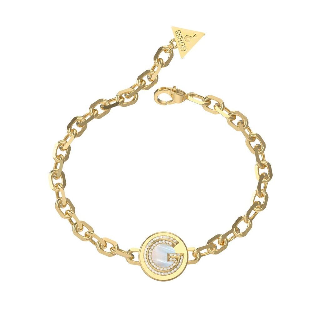Elegantes Damen Armbänd Guess Gold – Hochwertiger Schmuck für stilbewusste Frauen.