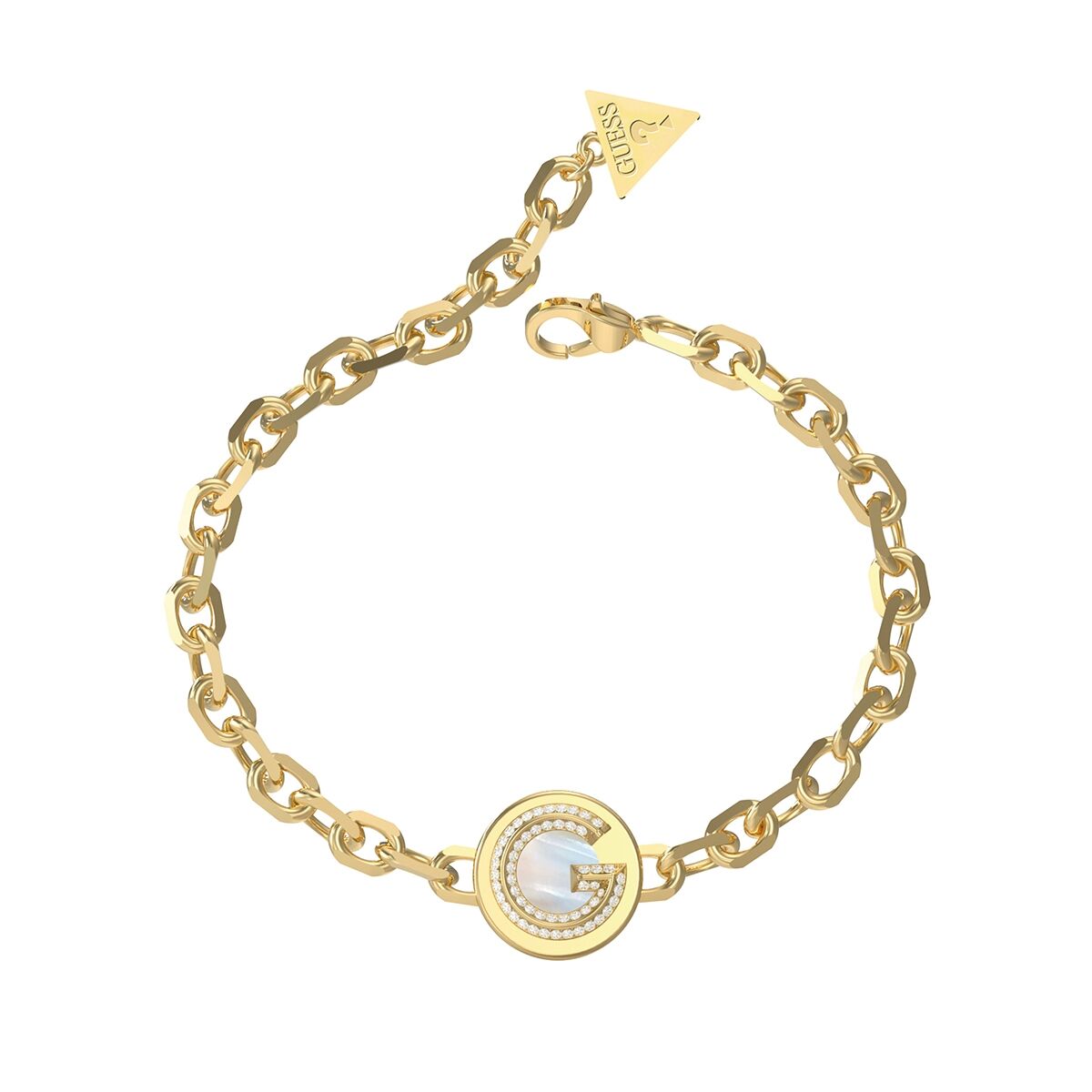 S72129033_0 Elegantes Damen Armbänd Guess Gold – Hochwertiger Schmuck für stilbewusste Frauen.
