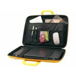 Aktentasche Bombata in Rot aus Kunstleder, ideal für den täglichen Gebrauch und für 15" Laptops geeignet.