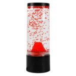 Lava-Lampe iTotal kreisförmig 10,5 x 30 cm Rot - stilvolles Lichtspiel für Ihr Zuhause