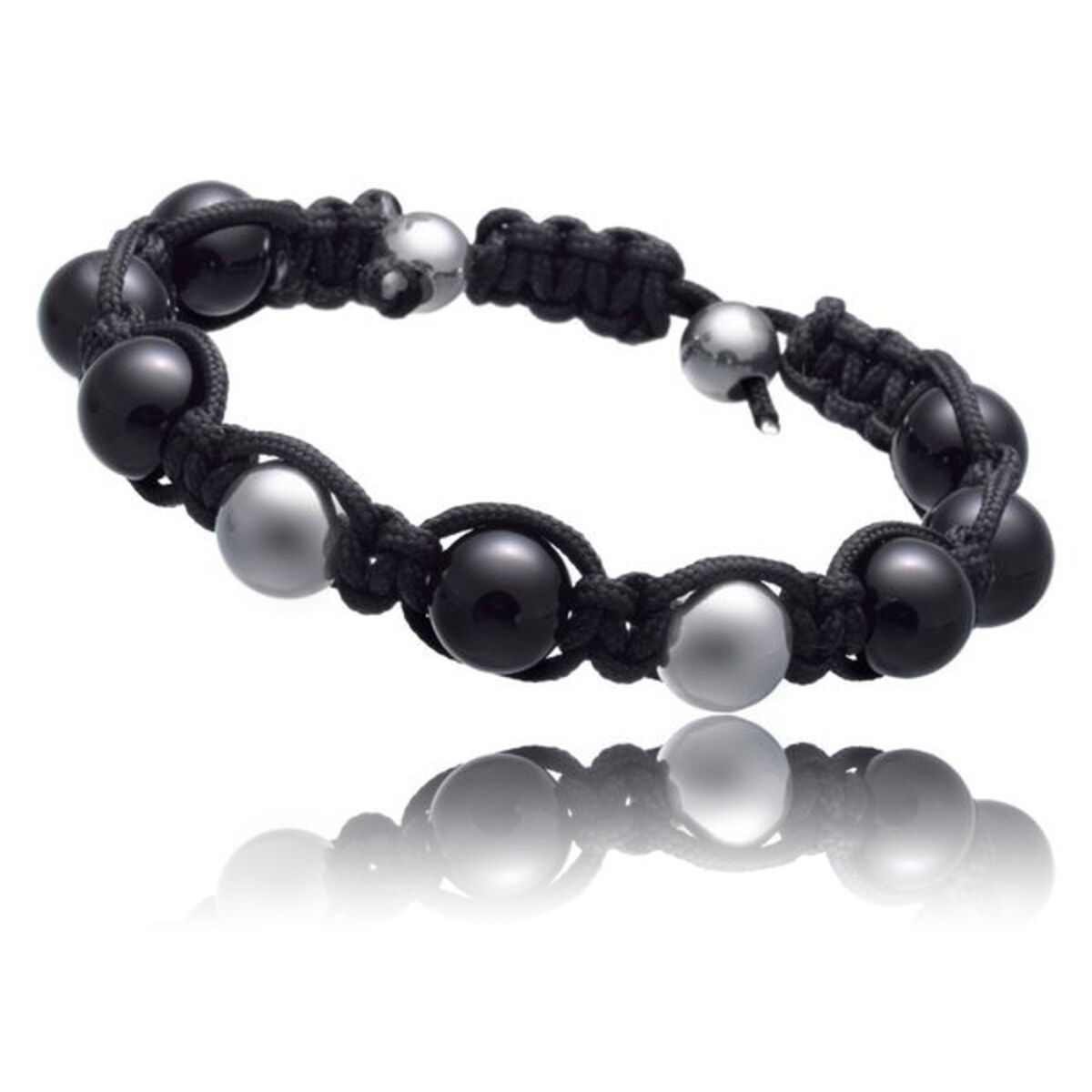S0321595_0 Elegantes Damen Armbänd Time Force aus Silber und Textil, 27 cm lang, in Schwarz, ideal für jeden Anlass.