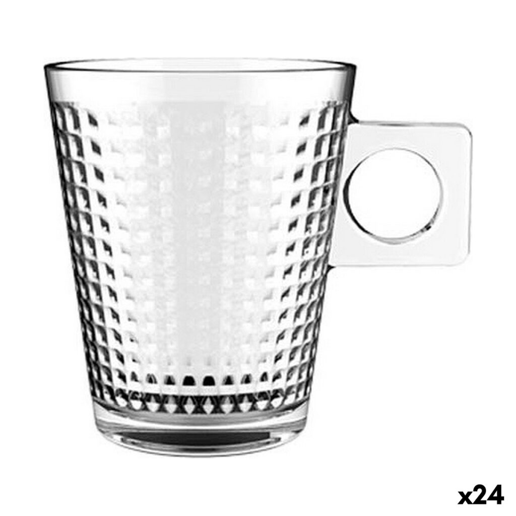 Kaffeetassen-Set aus Kristall, 80 ml, 3-teilig, ideal für stilvollen Kaffeegenuss