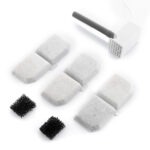 Trinkbrunnen für Haustiere Drinkatt von InnovaGoods – modernes Design, kontinuierlicher Wasserfluss, ideal für Katzen und Hunde.