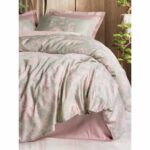 Buntes Bettwäsche Set 220 x 240 cm aus Baumwolle mit 2 Kissenbezügen für ein farbenfrohes Schlafzimmer.