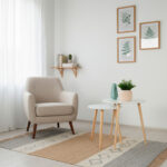 Satz mit 2 Tischen Max Home in Weiß, 50 x 50 x 50 cm, ideal für moderne Wohnräume.