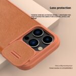iPhone 15 / 15 Plus / 15 Pro / 15 Pro Max Lederhülle aus hochwertigem Kunstleder im Flip-Design