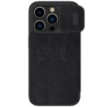 iPhone 15 / 15 Plus / 15 Pro / 15 Pro Max Lederhülle aus hochwertigem Kunstleder im Flip-Design