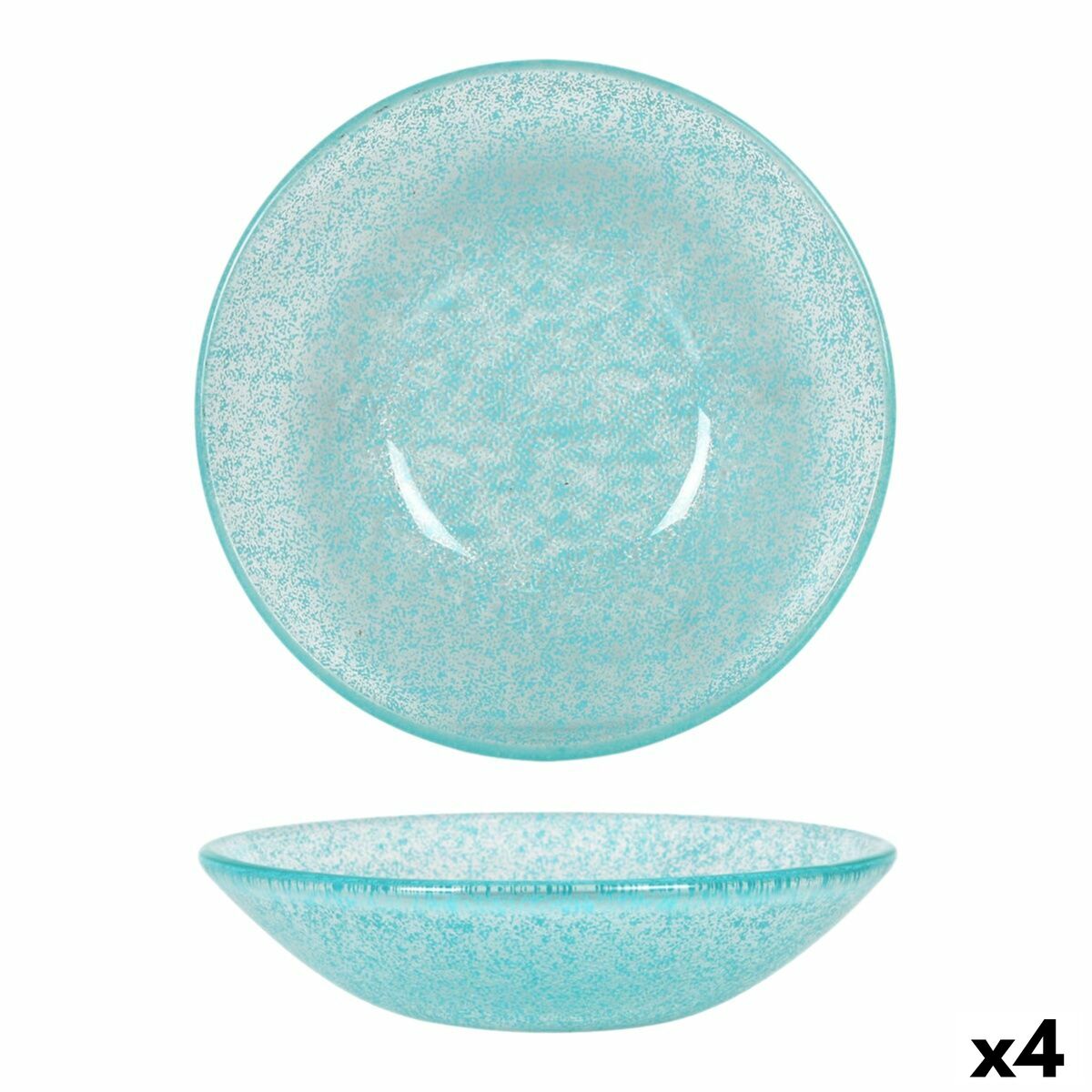 S2236954_0 Schüssel für Vorspeisen Ø 17 cm in Türkis – 6 Stück Set für stilvolle Tischpräsentationen und vielseitige Verwendung.