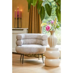 Crisi Kerzenhalter Schwarz von Mica Decorations, stilvolles Design aus Aluminium