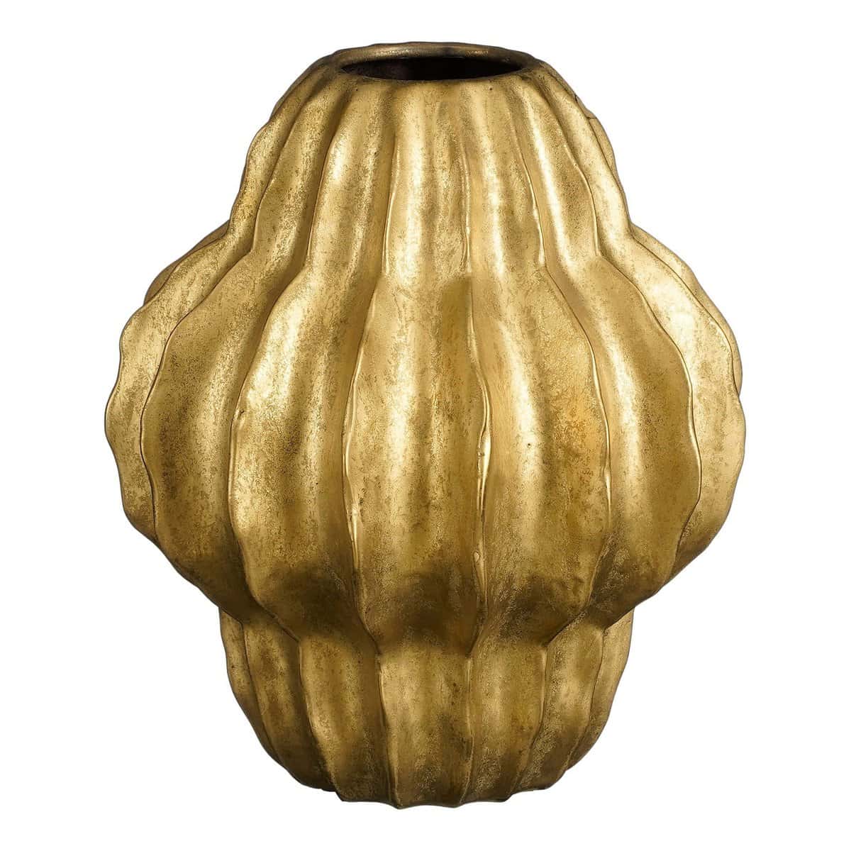 219f2a04-e677-4695-ae77-2382a9925350_1200x1200_fill.jpg Alima Vase Gold von Mica Decorations – handgefertigte Keramik mit Rippendesign