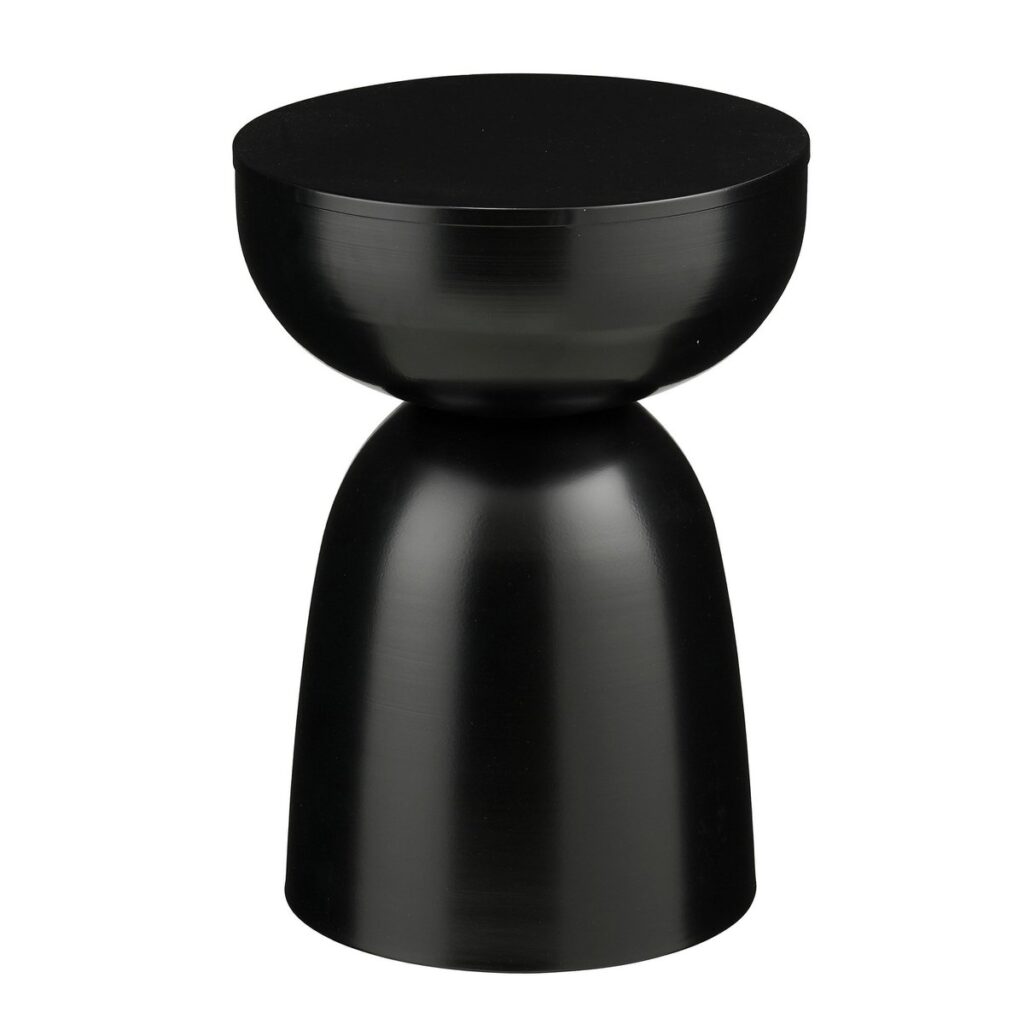 Cana Beistelltisch Schwarz von Mica Decorations – elegantes Eisenmöbel