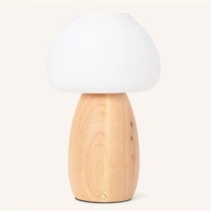 Biza Tischlampe Hellbraun - wiederaufladbar, kabellos, dimmbar