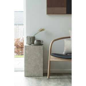 Rinas Vase Grau - elegante Keramikvase mit grauem Design