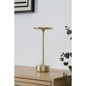 Lipa Tischlampe Messing - elegante Tischlampe mit minimalistischen Design