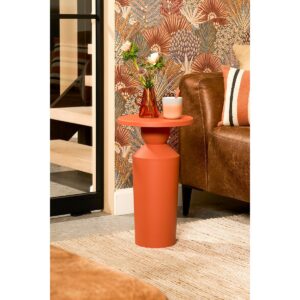 Feroza Beistelltisch Orange von Mica Decorations – stilvolles Design aus Eisen