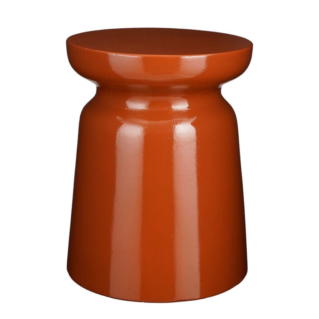 Elli Beistelltisch Orange - moderner Zementtisch