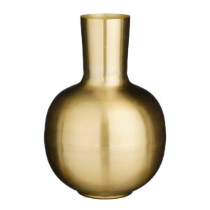 Dana Vase Gold von Mica Decorations - elegante Metallvase