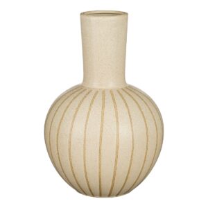 Vada Vase Beige von Mica Decorations – stilvolle Keramikvase