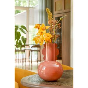 Bria Vase Terrakotta von Mica Decorations – stilvolle Blumenvase aus Eisen