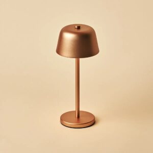 Apola Tischlampe Kupfer – stilvolle, kabellose Beleuchtung