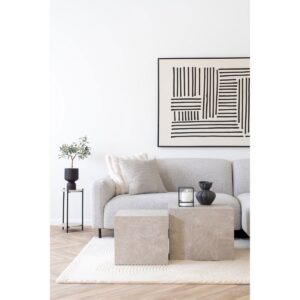 Prager Beistelltisch Marmoroptik - 2er Set, stilvolles Design