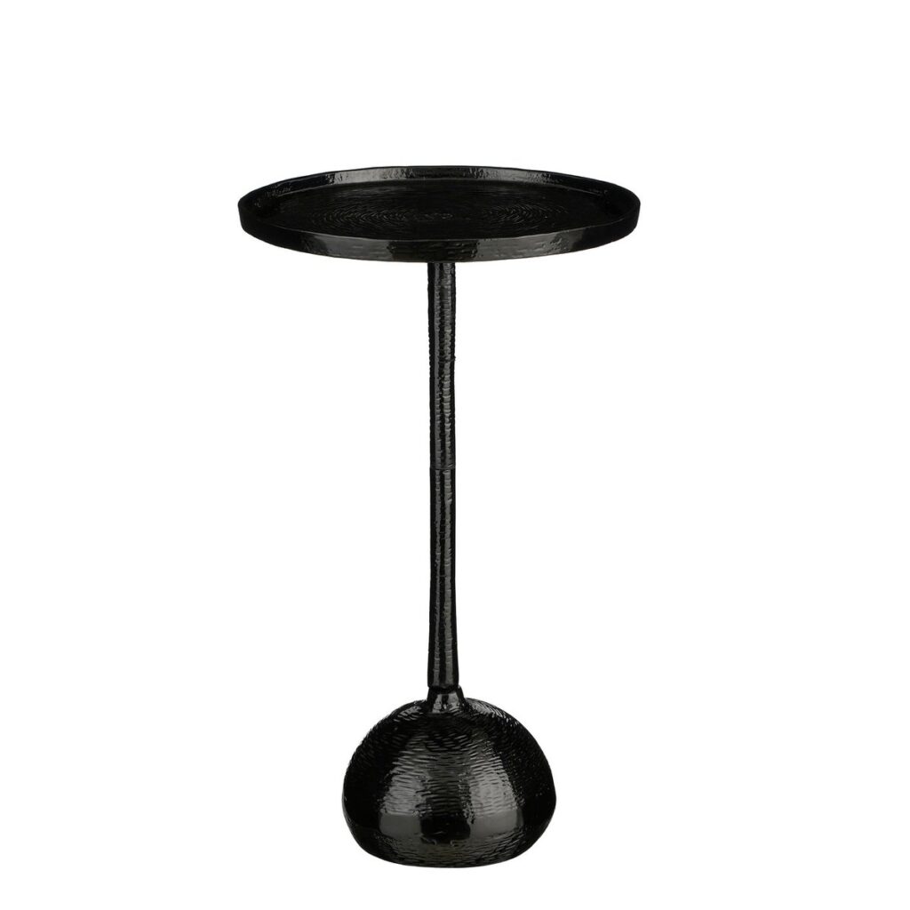 Colin Beistelltisch Black von Mica Decorations – eleganter Beistelltisch mit runder Platte