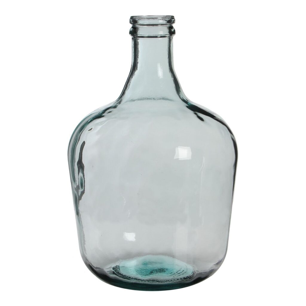 Kimy Vase Transparent - elegante Flaschenvase aus recyceltem Glas